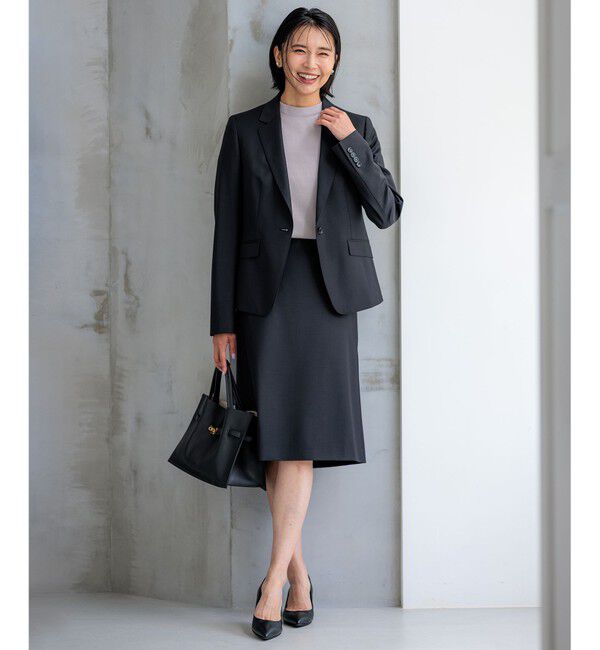 23区「【新色追加/セットアップ対応】ラフィーネウール 一つ釦 ジャケット」|テーラードジャケット|