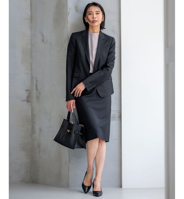 23区「【新色追加/セットアップ対応】ラフィーネウール 一つ釦 ジャケット」|テーラードジャケット|