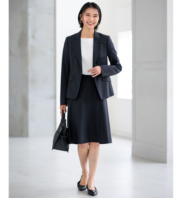 23区「【新色追加/セットアップ対応】ラフィーネウール 一つ釦 ジャケット」|テーラードジャケット|