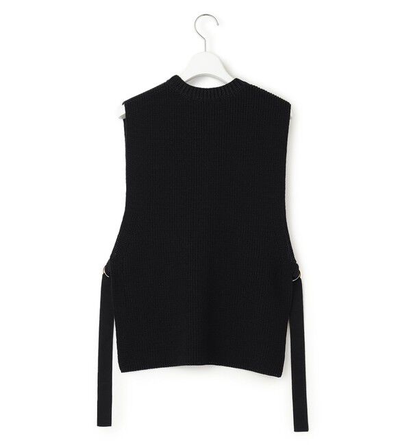 23区「【洗える】コットンポリエステルリリヤーン ニットベスト」|ベスト・ジレ|