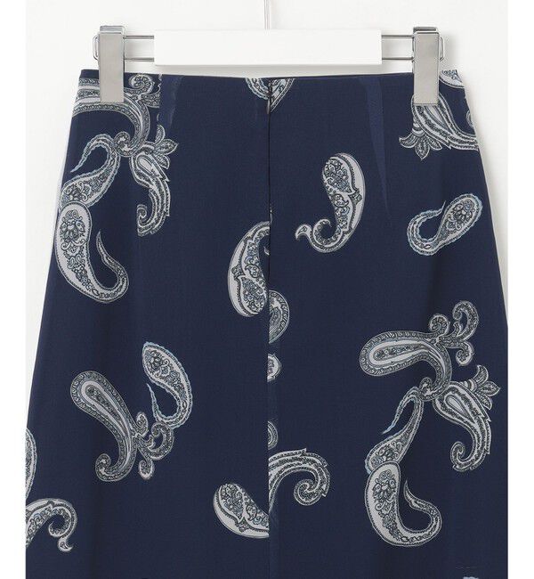 23区「【洗える】Ratti ペイズリーシフォン スカート」|スカート|