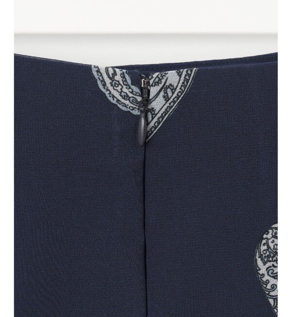 23区「【洗える】Ratti ペイズリーシフォン スカート」|スカート|