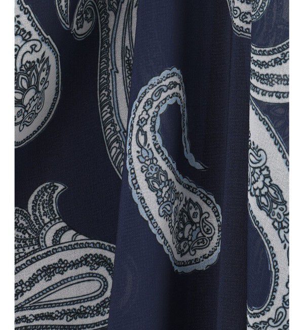 23区「【洗える】Ratti ペイズリーシフォン スカート」|スカート|