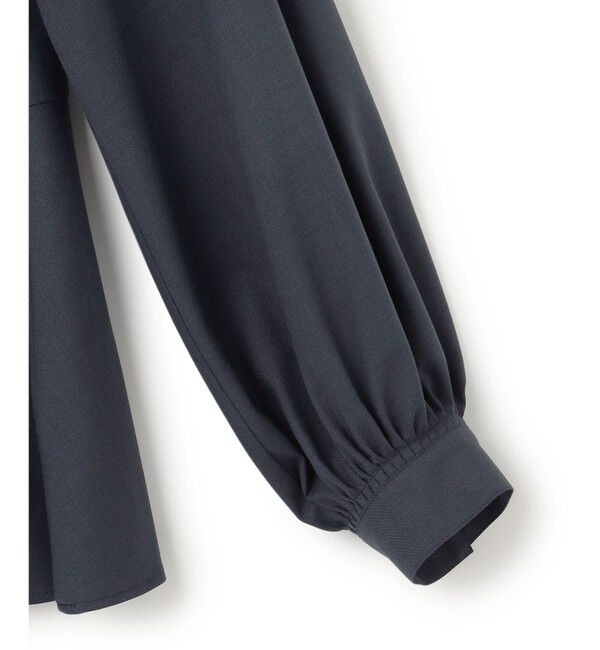 23区「【CLASSY.10月号掲載/洗える】TWマットクロス ペプラム ブラウス」|シャツ・ブラウス|