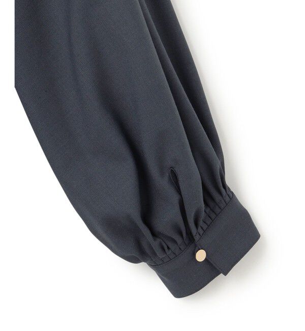 23区「【CLASSY.10月号掲載/洗える】TWマットクロス ペプラム ブラウス」|シャツ・ブラウス|