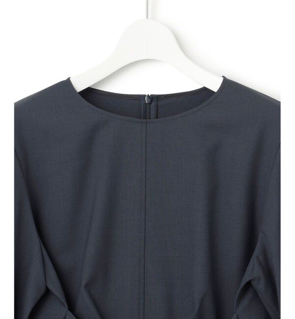 23区「【CLASSY.10月号掲載/洗える】TWマットクロス ペプラム ブラウス」|シャツ・ブラウス|