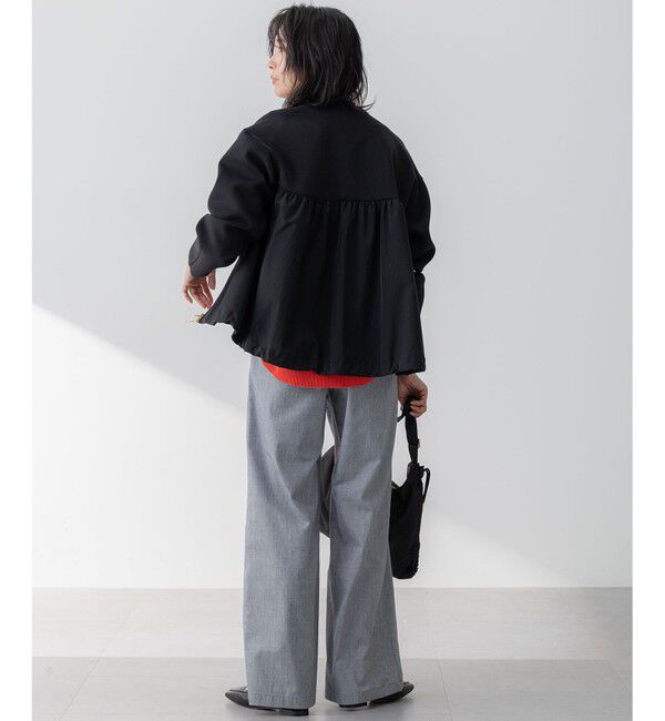 23区「【洗える】コットンエアー ギャザー ライトアウター」|その他|