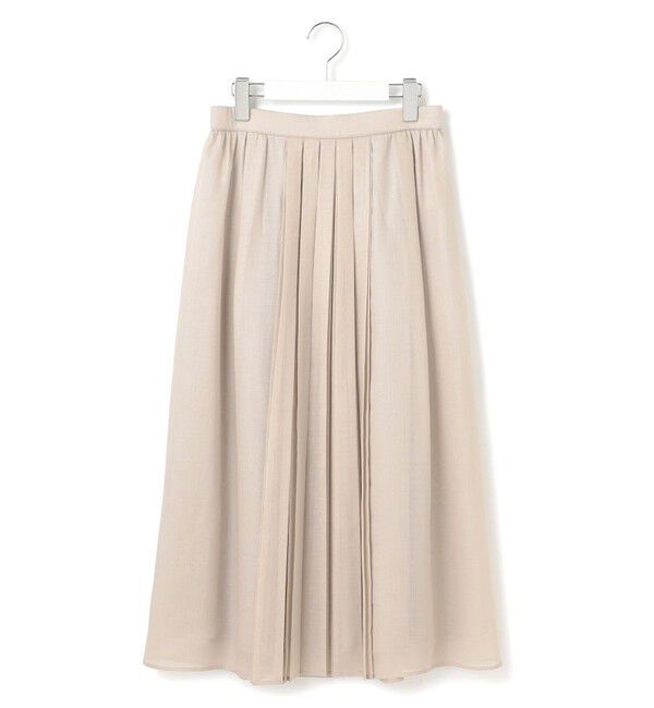 23区「【洗える】ソフトシアーフィルム タック スカート」|スカート|