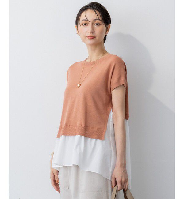 23区「【洗える】レイヤードデザイン ニット」|ニット・セーター|ｱﾌﾟﾘｺｯ