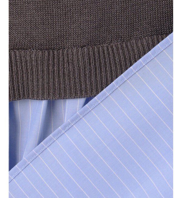 23区「【洗える】レイヤードデザイン ニット」|ニット・セーター|