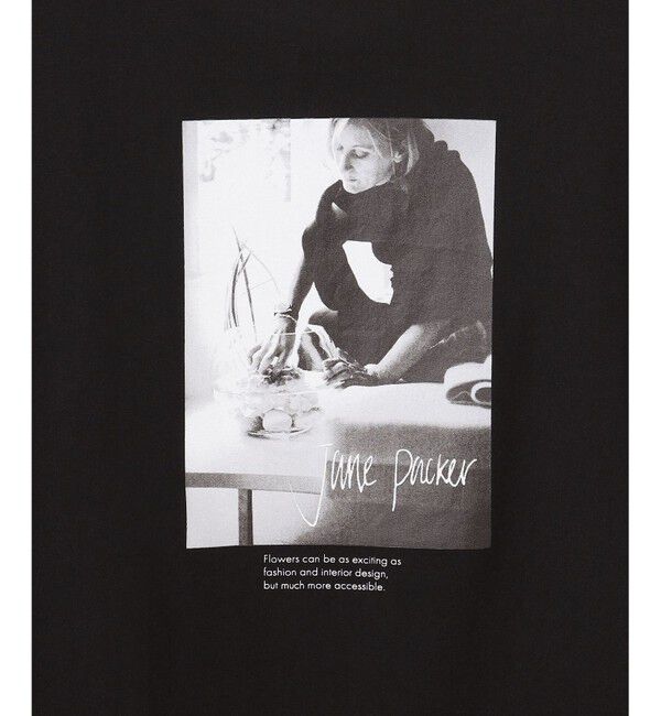 23区「【洗える】JANE PACKERコラボ フォトプリント Tシャツ」|Tシャツ・カットソー|