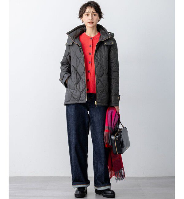 23区「中綿パディング フード2WAY アウター」|ダウン|