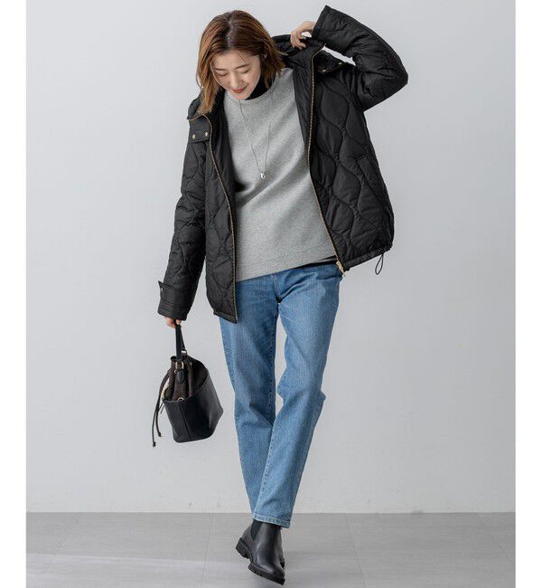 23区「中綿パディング フード2WAY アウター」|ダウン|