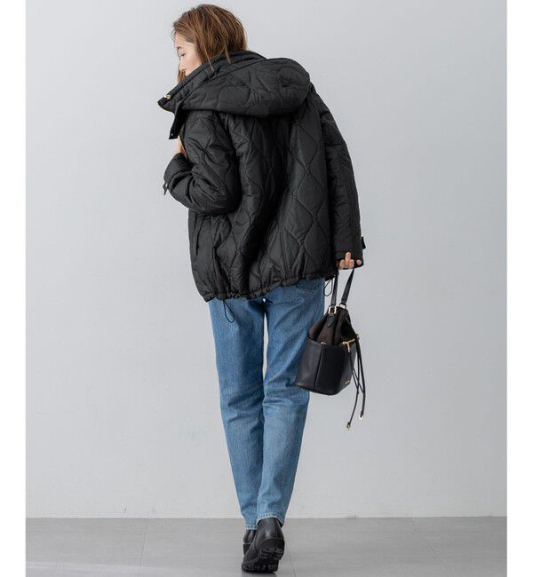 23区「中綿パディング フード2WAY アウター」|ダウン|