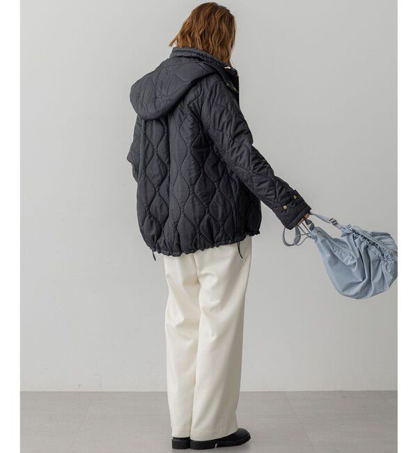 23区「中綿パディング フード2WAY アウター」|ダウン|