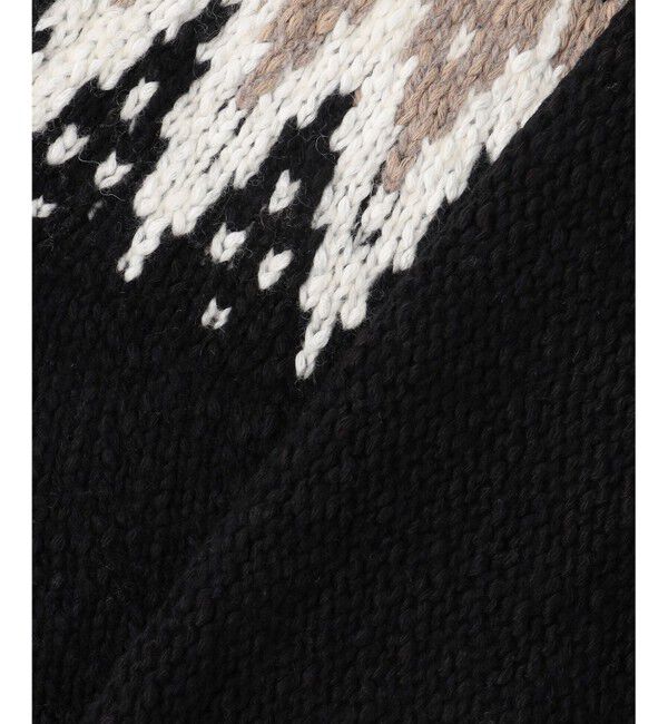 23区「【SLOW/一部店舗限定】ジャカード ハイネック ニット」|ニット・セーター|