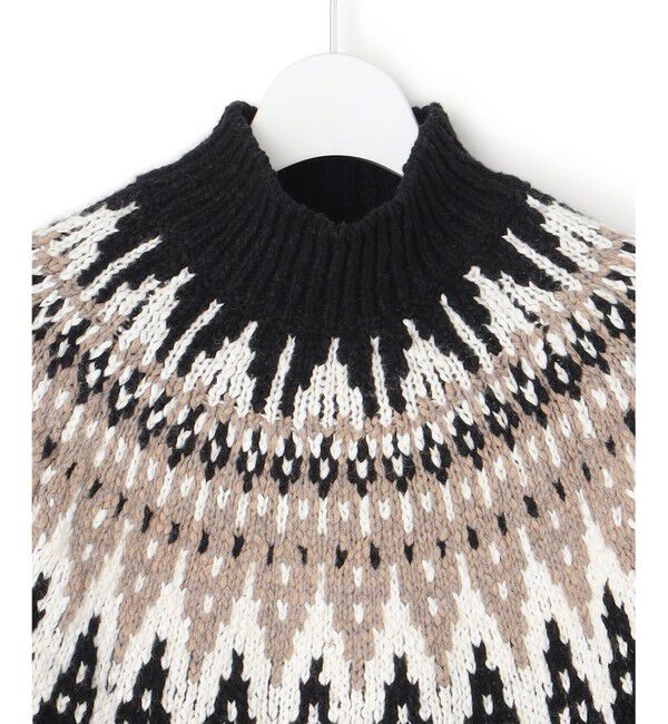 23区「【SLOW/一部店舗限定】ジャカード ハイネック ニット」|ニット・セーター|