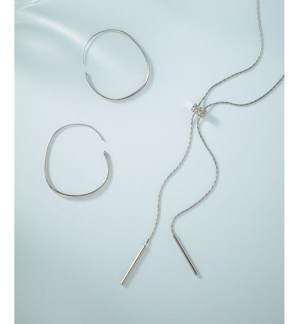 23区「ナロー フープ ピアス」|ピアス|