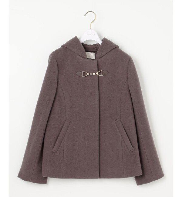 ANY SIS「【2WAY】ファインウールモッサ ショートコート」|ミリタリー・モッズコート|