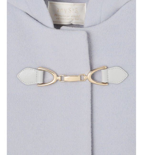 ANY SIS「【2WAY】ファインウールモッサ ショートコート」|ミリタリー・モッズコート|