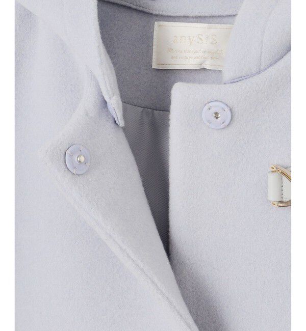 ANY SIS「【2WAY】ファインウールモッサ ショートコート」|ミリタリー・モッズコート|