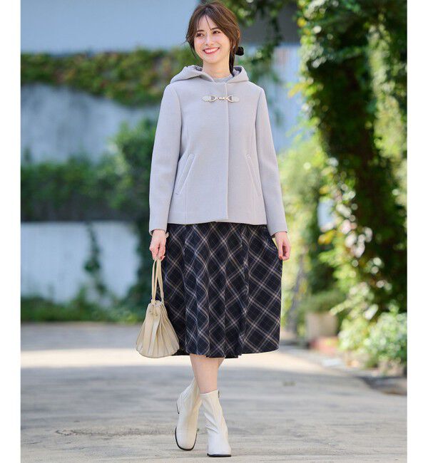 ANY SIS「【2WAY】ファインウールモッサ ショートコート」|ミリタリー・モッズコート|