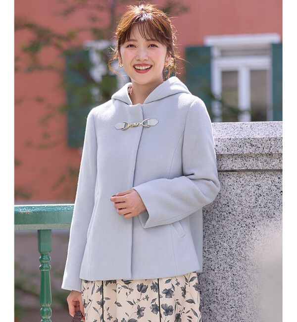 ANY SIS「【2WAY】ファインウールモッサ ショートコート」|ミリタリー・モッズコート|