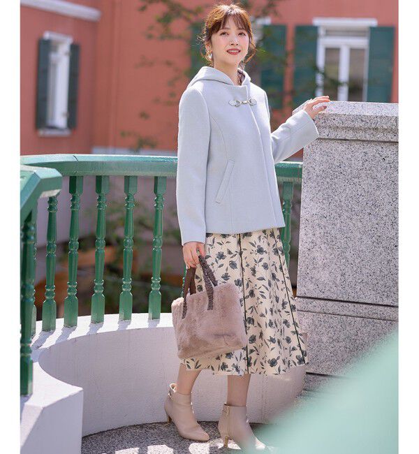 ANY SIS「【2WAY】ファインウールモッサ ショートコート」|ミリタリー・モッズコート|