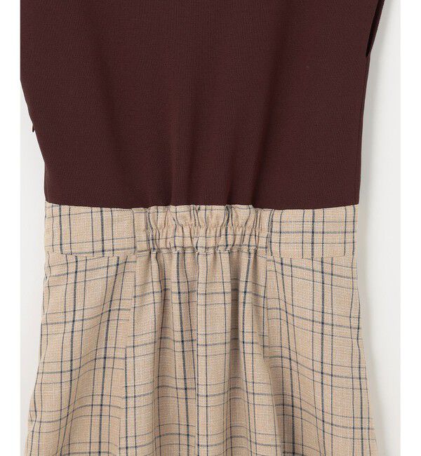 any SiS「【洗える】ニットコンビ ワンピース」|ワンピース|