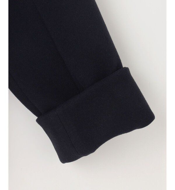 any SiS「ウールライクドルマンショート コート」|ノーカラーコート|