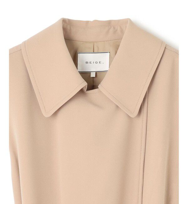 BEIGE,「FLEUR / ラップデザインロングジレ」|ベスト・ジレ|