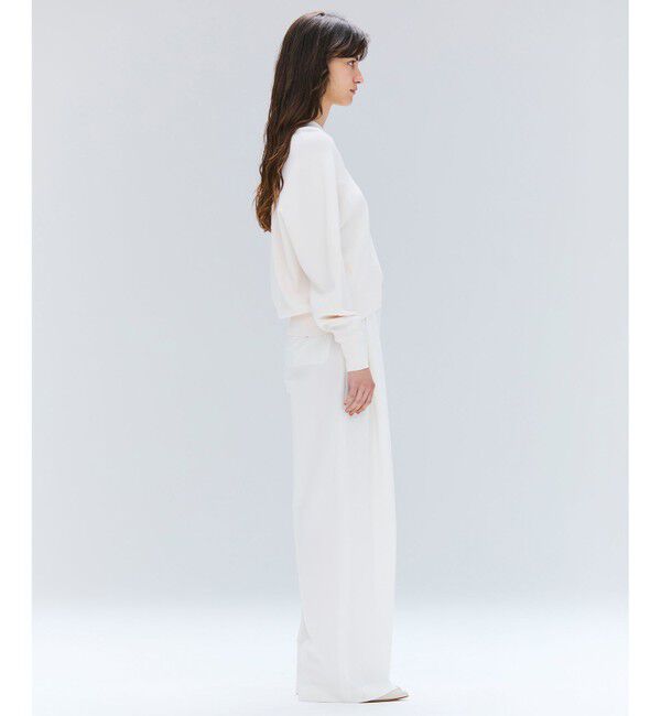 BEIGE,「【洗える】LAURA / ドライタッチバックジップニット」|ニット・セーター|