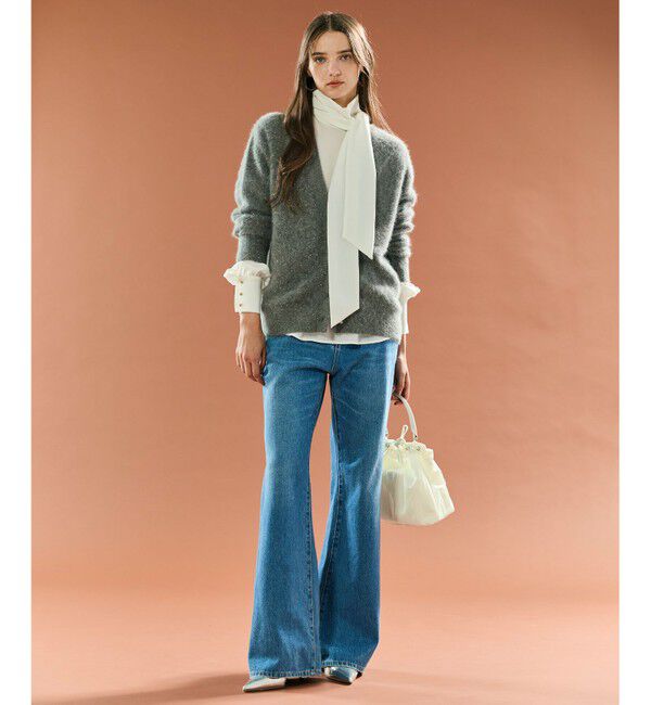 BEIGE,「【Precious掲載・洗える】STOW / パフスリーブボウタイブラウス」|シャツ・ブラウス|