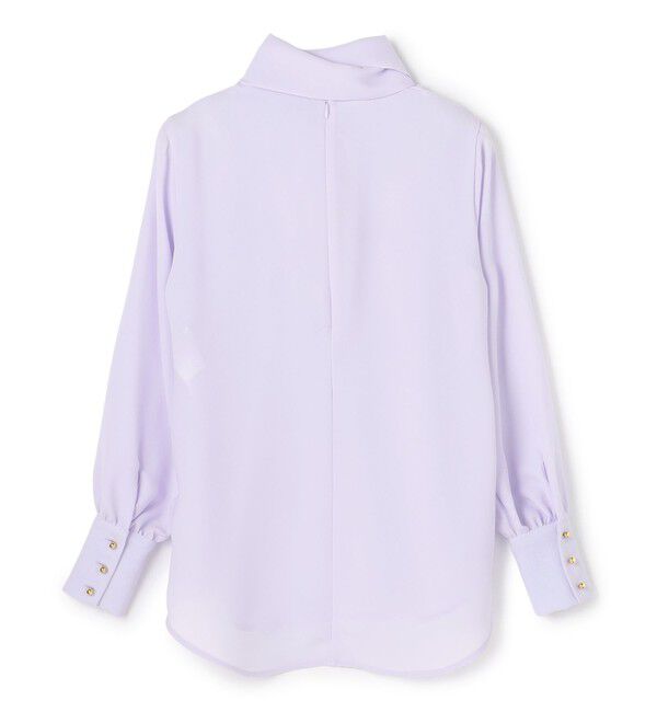 BEIGE,「【Precious掲載・洗える】STOW / パフスリーブボウタイブラウス」|シャツ・ブラウス|