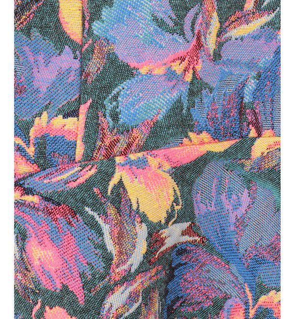 GRACE CONTINENTAL「フラワージャガードフレアスカート」|スカート|