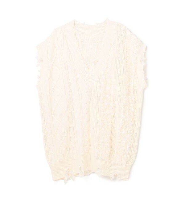 GRACE CONTINENTAL「クラッシュニットトップ」|ニット・セーター|