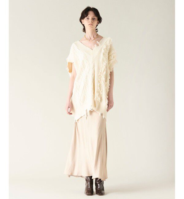 GRACE CONTINENTAL「クラッシュニットトップ」|ニット・セーター|