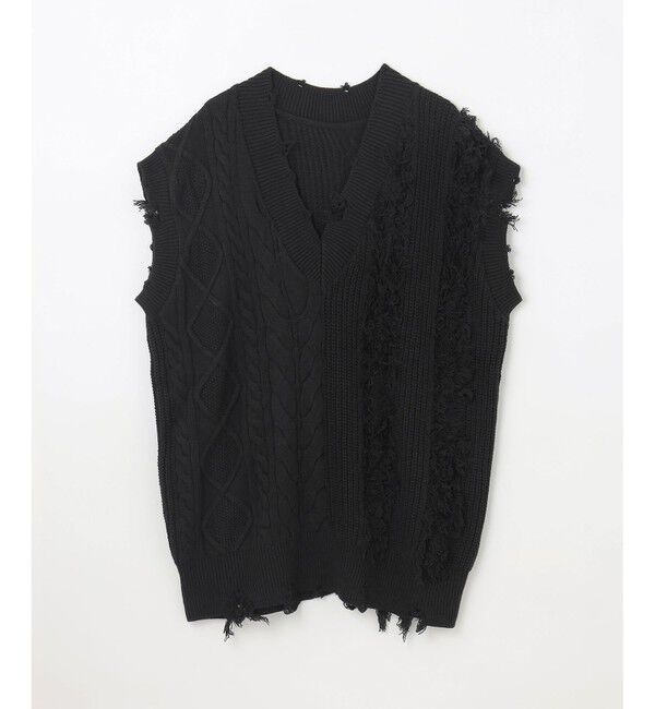 GRACE CONTINENTAL「クラッシュニットトップ」|ニット・セーター|