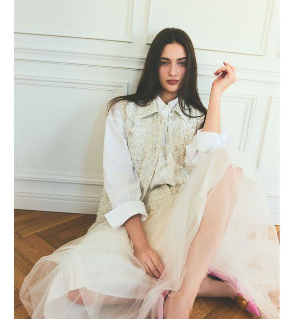  「ツイードカバーオールジレ」|ベスト・ジレ|