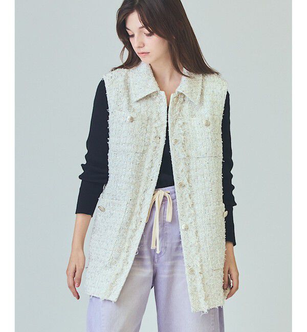  「ツイードカバーオールジレ」|ベスト・ジレ|