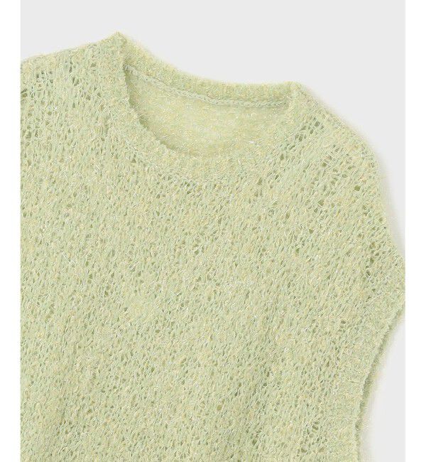  「フィルムヤーンニットベスト」|ベスト・ジレ|