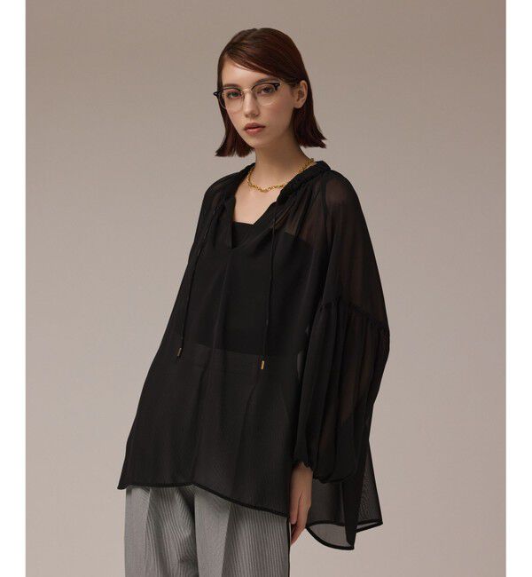 Diagram「ボリュームカフタントップ」|シャツ・ブラウス|ブラック