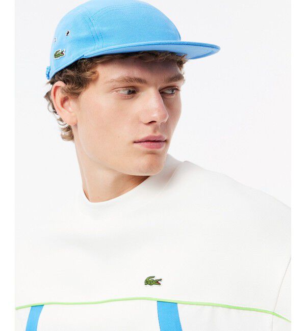 LACOSTE「切り替えダブルフェイススウェットクルーネック トレーナー」|スウェット・ジャージ|