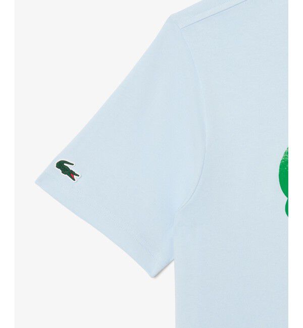 LACOSTE「『メドベージェフ』ウルトラドライ かすれワニロゴプリントTシャツ」|Tシャツ・カットソー|