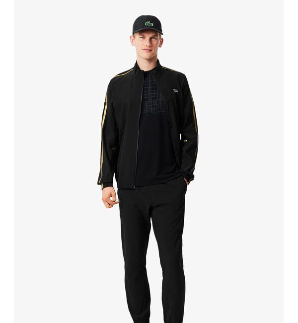 LACOSTE「『ノバク・ジョコビッチ』ラケットプリントウルトラドライTシャツ」|Tシャツ・カットソー|