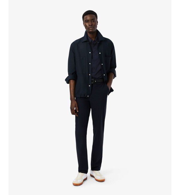 LACOSTE「スリムフィットミニマル半袖ボタンシャツ」|シャツ・ブラウス|