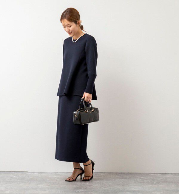 NOLLEY'S「ウォッシャブルエアボールフレアプルオーバーカットソー」|Tシャツ・カットソー|