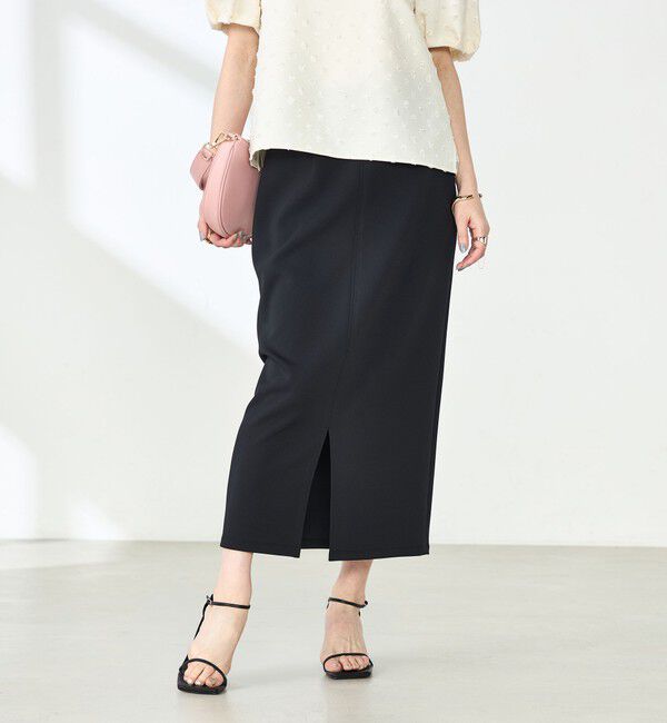 NOLLEY'S sophi「ウォッシャブルダンボール前後2WAYタイトスカート」|タイト|