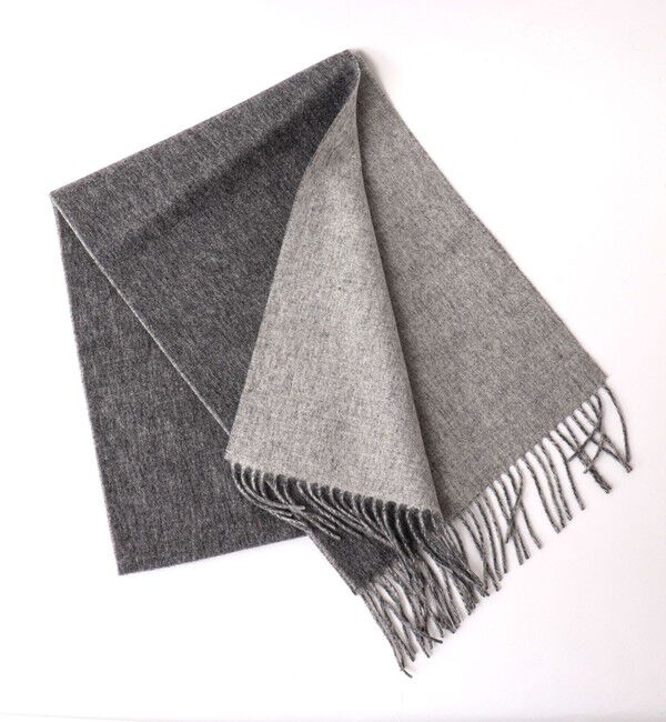 NOLLEY'S goodman「R/Sウールカシミヤマフラー30」|マフラー|ミディアムグレー