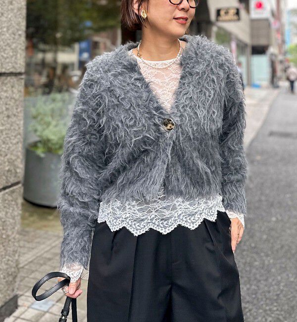 NOLLEY'S sophi「ウォッシャブルラッセルレースＴブラウス」|シャツ・ブラウス|